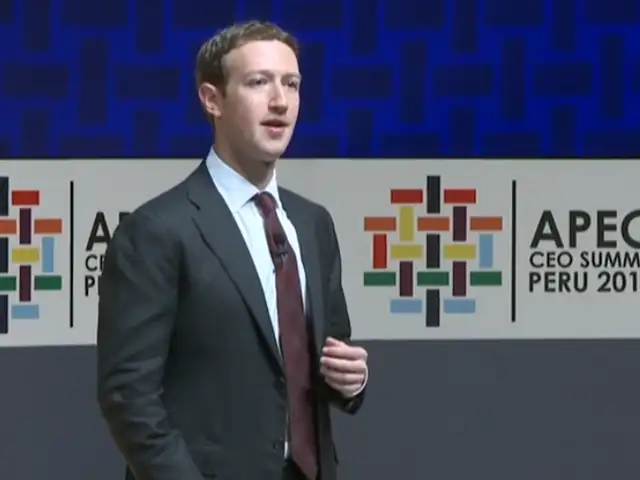 Mark Zuckerberg inició jornada de APEC CEO Summit 2016