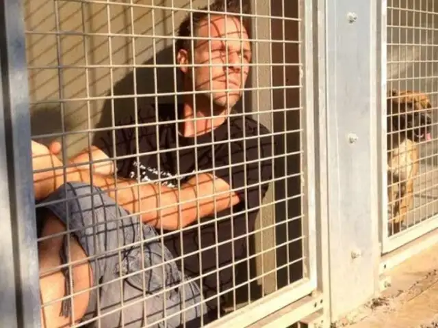 Youtuber vivió encerrado en una jaula para promover adopción de animales