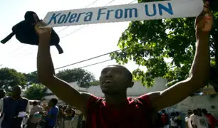 ONU se disculpa por el brote de cólera en Haití