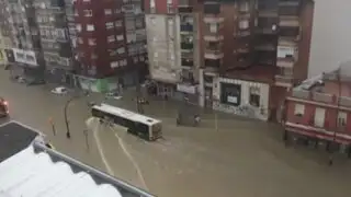 Lluvias torrenciales afectan ciudades de España