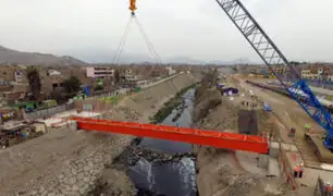 ‘Bella Unión’: instalan nuevo puente peatonal