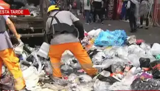Se inició recojo de basura tras acuerdo entre empresa de limpieza y La Victoria