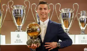Cristiano Ronaldo gana el Balón de Oro 2016