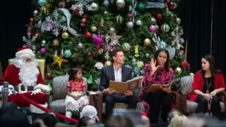 Michelle Obama asistió a hospital infantil de Washington por fiestas