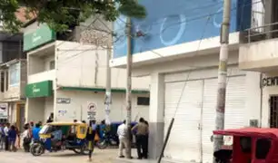 Delincuentes roban tienda de electrodomésticos en Piura