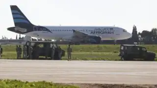 Avión libio es secuestrado y desviado a Malta