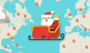 Esta página te muestra en tiempo real el recorrido que está haciendo Santa Claus por Navidad