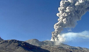 Arequipa: volcán Sabancaya registra 48 explosiones al día