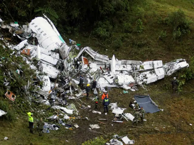 Chapecoense: identifican 27 víctimas del accidente aéreo en Colombia
