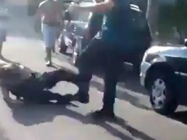 Brasil: Repudio por brutal agresión de empresario a una joven vigilante captada en video