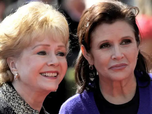 Debbie Reynolds, madre de Carrie Fisher, falleció a los 84 años