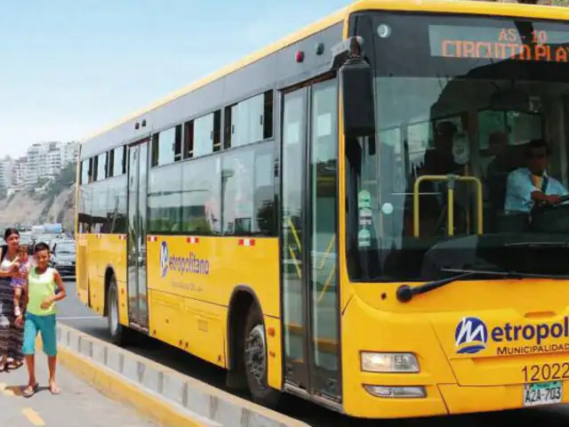 Metropolitano: buses darán servicio especial a las playas de la Costa Verde