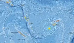 Terremoto de 6.9 grados remeció las Islas Fiji