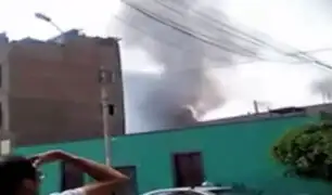 Incendio destruyó antigua quinta en Barranco