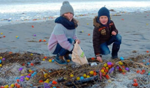 Aparecen miles de juguetes en playa de Alemania