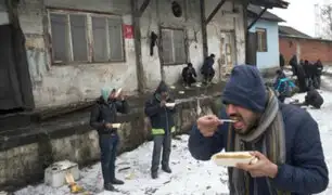 Serbia: refugiados soportan temperaturas bajo cero