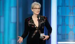 Globos de Oro: Meryl Streep encendió los ánimos con un elocuente discurso