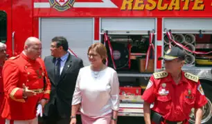 Lince: donan moderno vehículo a los bomberos