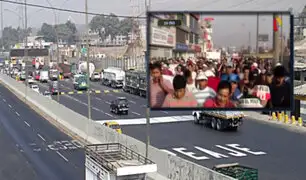 Peaje en Puente Piedra: manifestantes bloquean Panamericana Norte