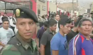 Detenidos durante protesta en Puente Piedra fueron derivados a Seguridad del Estado