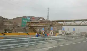 Sorpresivamente retiran casetas de cobranza en peaje de Puente Piedra