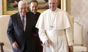 Papa Francisco recibió al presidente de Palestina en el Vaticano
