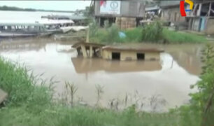 Desborde de río Huallaga afecta viviendas en Yurimaguas