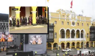 Plaza de Armas: ceremonia por el 482 aniversario de Lima