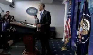 EEUU: Barack Obama brindó última conferencia de prensa