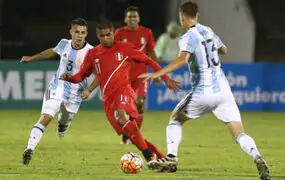Perú empató 1-1 a Argentina en el Sudamericano Sub 20