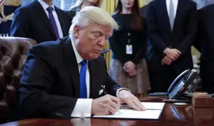 Donald Trump firmó orden para construir muro fronterizo con México