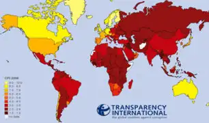 Transparencia Internacional: Perú en puesto 101 en ranking de corrupción mundial