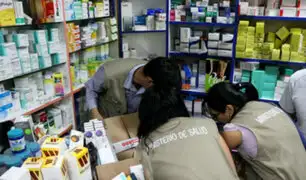Cercado de Lima: incautan dos toneladas de medicamentos ilegales