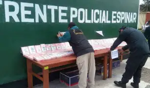 Incautan más de 100 kilos de cocaína en Cusco