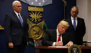 EEUU: Trump firmó orden para impedir “entrada de terroristas”