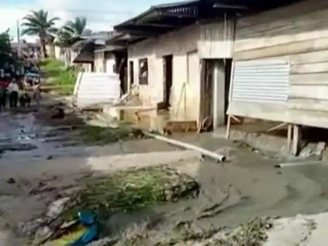 Iquitos: desborde de piscigranjas inunda 100 viviendas
