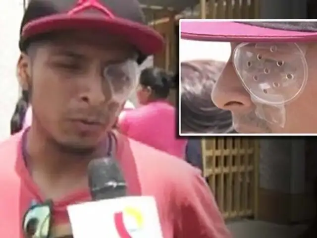 Otra víctima de la protesta en Puente Piedra perdería la vista tras caerle perdigón