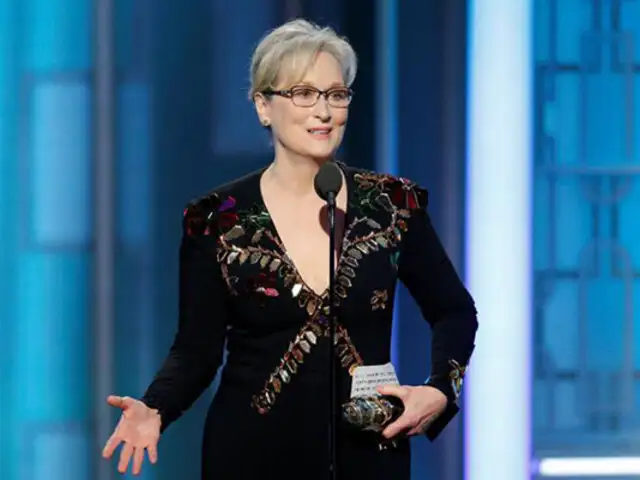 Globos de Oro: Meryl Streep encendió los ánimos con un elocuente discurso