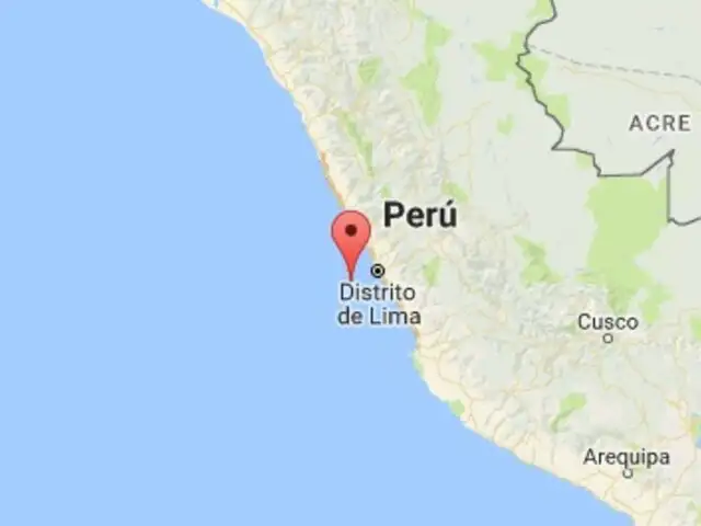 Sismo de 4.5 grados de magnitud se registró en Lima