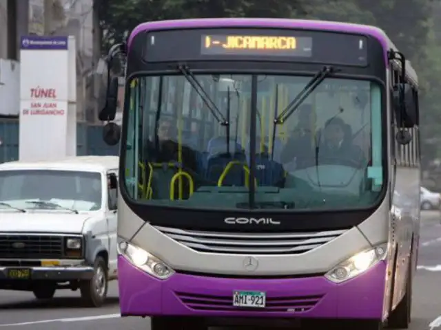 Corredor SJL: desde hoy buses morados circulan por la av. Abancay