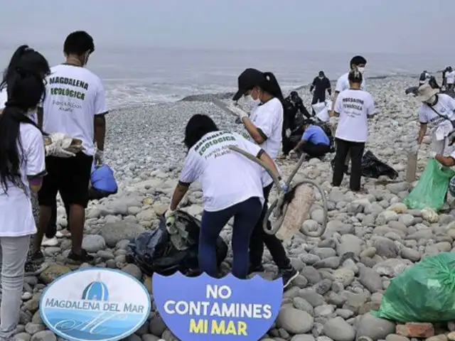 Magdalena: campaña de limpieza logra recolectar más de 2 toneladas de desperdicios
