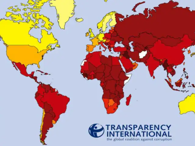 Transparencia Internacional: Perú en puesto 101 en ranking de corrupción mundial