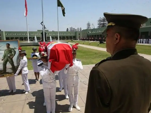 Luis García Rojas: héroe del Cenepa recibió homenaje en Escuela de Chorrillos