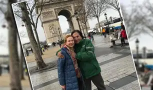 Fotografías muestran a Alejandro Toledo paseando por París