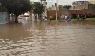 Cajamarca: fuertes lluvias desbordaron quebradas e inundaron calles de la ciudad