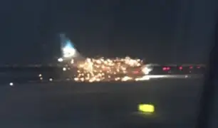 Avión con destino a Buenos Aires se incendió en Aeropuerto de Nueva York