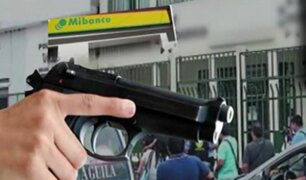 Delincuentes asaltan agencia bancaria en Chorrillos y vigilante resulta herido