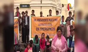 Marcha de sacrificio: solicitan presupuesto para construcción de colegio en localidad de Huancavelica