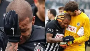Futbolista se retira llorando del partido tras recibir insultos racistas del público