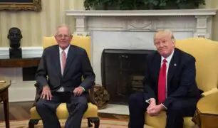 Pedro Pablo Kuczynski se reunió con Donald Trump en la Casa Blanca